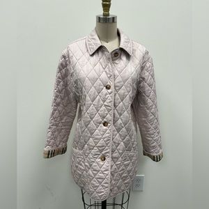 Burberry Light Pink Quilted Jacket